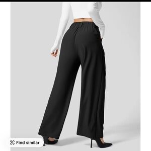 HALARA Black Wide-Leg Pants NWT